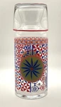 Rakle Bedside Glass Carafe And Cup Geometric Design Made In Turkey. Fixed Price $20.00.