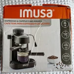 Imusa Espresso & Cappuccino Maker. Fixed Price $40.00.