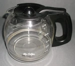 Mr Coffee 12 Cup Replacement Glass Black Handle Lid Carafe Decanter Pot. Fixed Price $14.99.