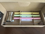 Nespresso Recipe Kit: 3 Reusable Straws, Jigger, Spoon, Cleaning Brush Nib. Fixed Price $8.49.
