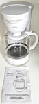Rival 12 Cup White Basic Drip Style Coffee Maker Model # RV-076 / Manual-filters. Fixed Price $11.46.