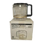 West Bend 5732 Coffee 12 Cup Glass Carafe W/ Lid Replacement New Black Gold. Fixed Price $29.99.