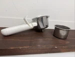 Krups 963A 963B Espresso Filter Holder & Basket White Handle. Fixed Price $12.48.