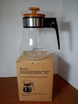 Mid Century Modern Glass Coffee Server Carafe Warmer Norelco Fits HD5135. Fixed Price $14.35.