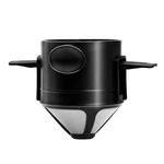 Annyun Pour Over Coffee Dripper, Reusable Stainless Steel F, Black. Fixed Price $9.88.