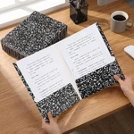 Dunzoom 50 Pack 9.5 X 12 Inch Two Pocket Folders, Composition Book Black. Fixed Price $56.73.