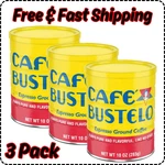 Cafe Bustelo, Espresso Style Dark Roast Ground Coffee, 10 Oz Can (pack 3). Fixed Price $20.00.