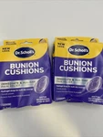 2 Dr. Scholl's Bunion Cushions 5CT Ea Hydrogel Design Protects From Pressure. Fixed Price $9.75.
