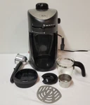 Salton Melitta MEX6B 4 Cups Cafe Cappuccino Steam Espresso Machine Black Carafe. Fixed Price $47.99.