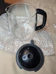 Black Handle 12 Cup Krup Carafe New But Lid Is Scuffed Pin Broken Off. Fixed Price $15.00.