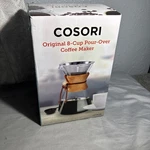 Cosori Pour Over Coffee Maker With Double Layer Stainless Steel Filter, Clear. Fixed Price $35.00.