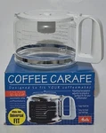 Melitta Coffee Carafe Replacement Glass Pot 12 Cup W/lid White New In Box. Fixed Price $15.84.