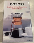 Cosori Pour Over Coffee Maker With Stainless Steel Filter 8-CUP 34OZ New. Fixed Price $32.99.