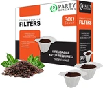 300 Disposable Paper Coffee Filters White Compact Design For Keurig Brewers An. Fixed Price $26.99.