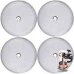 4 Pieces Attsky French Press Filter, Inch Stainless Steel General, Silver. Fixed Price $9.63.