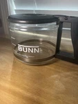 Bunn Coffee Maker 10 Cup Decanter Pot Replacement Glass Carafe Black Lid Handle. Fixed Price $12.00.