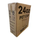 Wholesale 500 Ct Disposable Plastic Clear Pet Cups 24 Oz Transparent Case. Fixed Price $66.98.