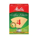 Melitta Coffee Filters, #4, 8 To 12 Cup Size, Cone Style, 100 Filters/pack, 3/PK. Fixed Price $21.58.