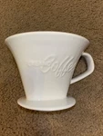 Creano Xxl Porcelain Coffee Dripper Ceramic Cone Brewer - Filter Size 4 White. Fixed Price $34.99.