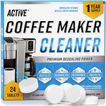 Coffee Machine Cleaner 24-PC Descaler Tablets, Nespresso Keurig Ninja Compatible. Fixed Price $34.99.