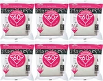 02 100-COUNT Coffee White Paper Filters 6-PACK Set (total Sheets) (japan. Fixed Price $12.07.