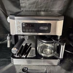 Delonghi All-in-one Coffee And Espresso Maker Combo COM532M Stainless Steel. Fixed Price $125.00.