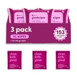 Flushable Rosewater 153 Count Pack Sewer Septic Safe Goodwipes Adults. Fixed Price $28.99.