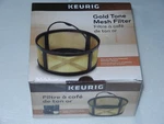New Keurig Gold Tone Mesh Reusable Filter K-duo Essentials Brewers Replacement. Fixed Price $11.99.
