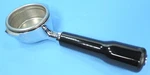 Rancilio Espresso Bottomless Portafilter + Dbl Shot Basket (new) 58MM. Fixed Price $45.00.