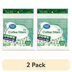 (2 Pack) Great Value #4 Cone Coffee Filters, 100 Count. Fixed Price $12.50.