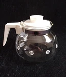 Pyrex Lepot Universal Coffee Replacement Cup Model DNF-10 Flower Design. Fixed Price $11.99.