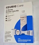Keurig Water Care Kit 3 Month New Free Shipping. Fixed Price $14.35.