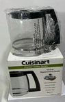 Cuisinart Premier Coffee Replacement Carafe DCC-1200PRC Glass Black. Fixed Price $17.00.