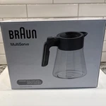 Braun Multiserve Replacement Glass Carafe BRSC009 Gray 10 Cup For KF9150WH New. Fixed Price $18.99.