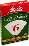 Melitta 40-COUNT Number 6 White Super Premium Coffee Filters. Fixed Price $15.59.
