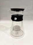 Nespresso Vertuo Glass Coffee Carafe With Black Lid Pour Hot Or Cold. Fixed Price $39.99.