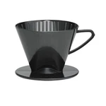 Pourover Coffee Brewing Filter Cone Number 1SIZE Black Brews To 2SERVINGS. Fixed Price $14.69.
