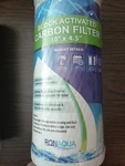 2 Pack Big Blue Cto Carbon Block Water Filter 4.5" X 10" Whole House Ronaqua. Fixed Price $27.95.