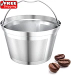 Coffee Reusable 8 10 12 Cup Basket Replacement Filter-stainless Steel Per. Fixed Price $17.39.