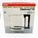 Krups Glaskrug T10 Cup Replacement Glass Coffee Carafe New Black Handle. Fixed Price $29.99.
