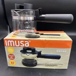 Imusa GAU-18199 Espresso Maker Carafe In Gift Box, 4 Cup, Clear. Fixed Price $19.99.