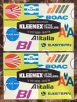Kleenex Little Travelers Airline Tissue Box Lot 2 Vintage 70S Pan Am Twa Eastern. Fixed Price $39.99.