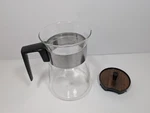 Vintage Pyrex Glass Coffee Carafe Wood Grain 8 Cup - Nice. Fixed Price $17.99.