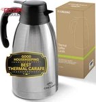 Cresimo Thermal Coffee Carafe 68OZ / 2L - 12 Hours Hot Beverage Dispenser, Insul. Fixed Price $41.86.