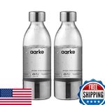 Aarke Extra Pet Stainless Steel Reusable Bottle For Carbonator Ll, 3, Bpa. Fixed Price $66.09.