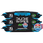 Dude Wipes Menthole Xxtreme Flushable 3 Pack 144 Count Extra-large. Fixed Price $30.82.
