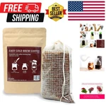 No Mess Cold Brew Coffee - Easy, Single Use Sock Packs, Dispos.... Fixed Price $31.19.