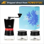 Blue Brew 15 Settings Artisan Coffee Grinder Conical Ceramic Burr And Glass Jars. Fixed Price $39.99.
