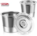 Casabrews CASKF02 Reusable Cup Filters, Pack Stainless Steel Refillable Coff. Fixed Price $17.23.