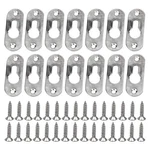 Framendino, 20 Silver Metal Single Keyhole Hangers With Pack,. Fixed Price $9.19.